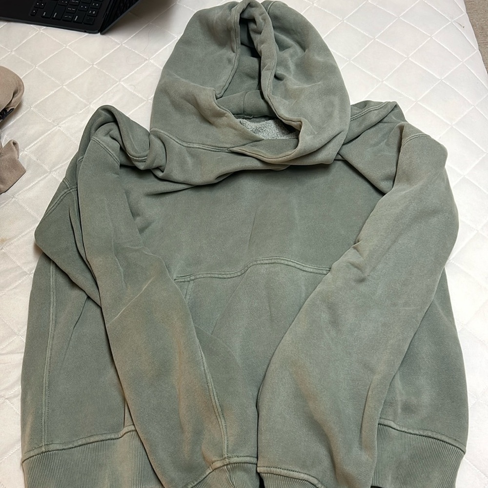Light green abercrombie hoodie